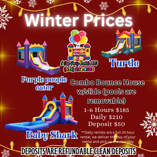 Bounce House combo w/slide & pool