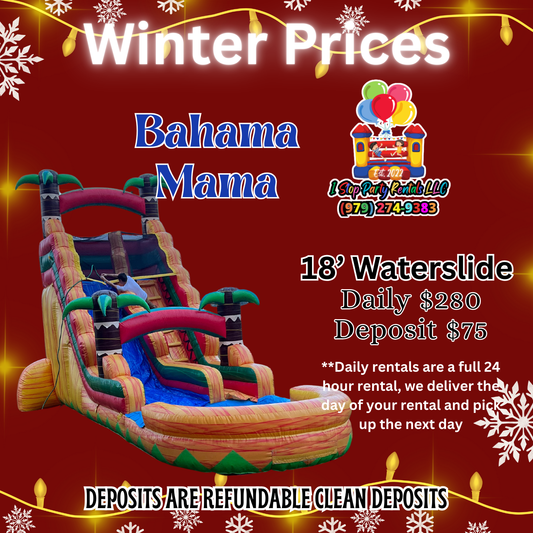 Bahama mama 18' water slide
