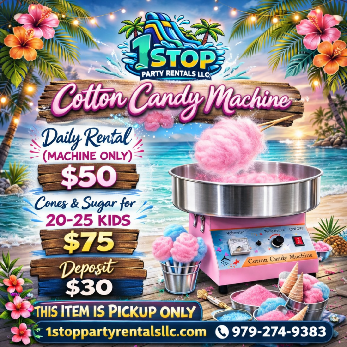 Cotton candy machine