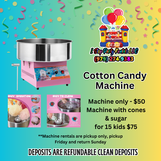 Cotton candy machine