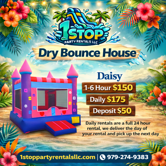 Daisy dry bounce house