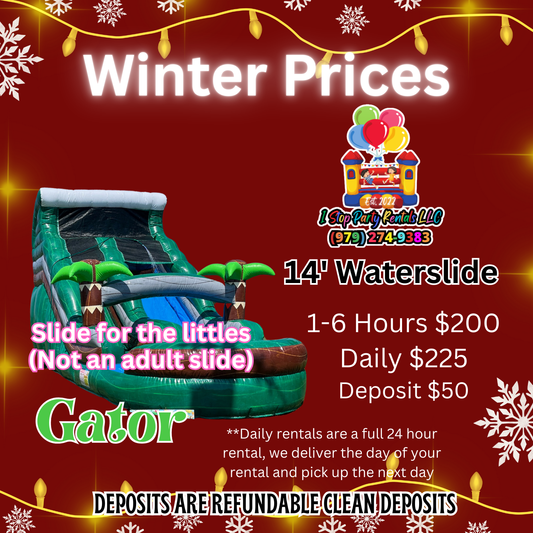 Gator 14' Kiddie water slide