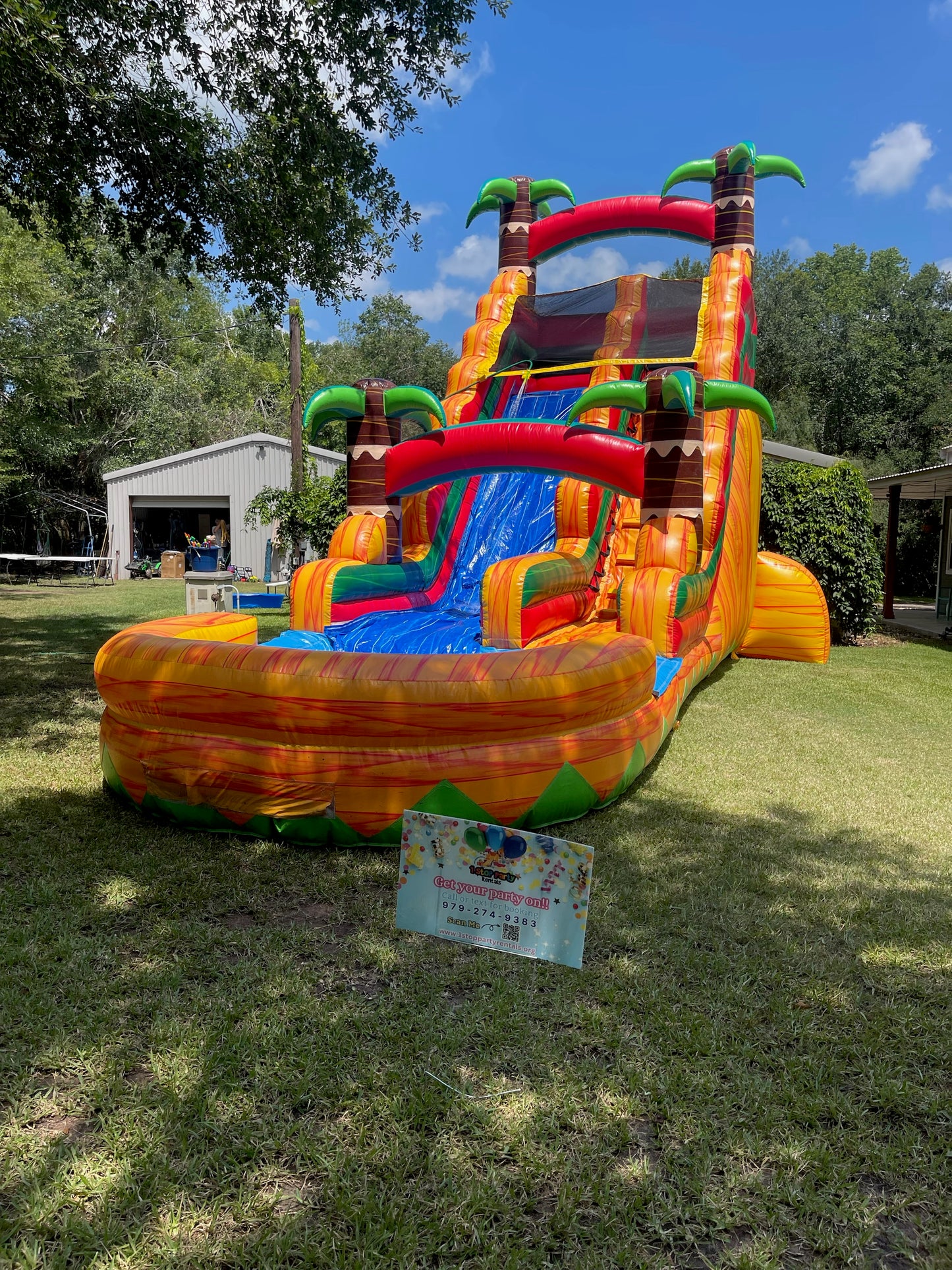 Bahama mama 18' water slide