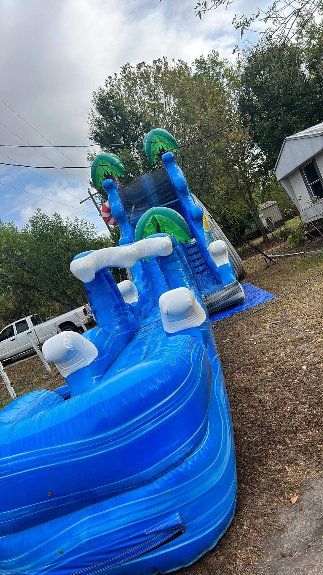 Malibu 22' Water Slide with slip n slide