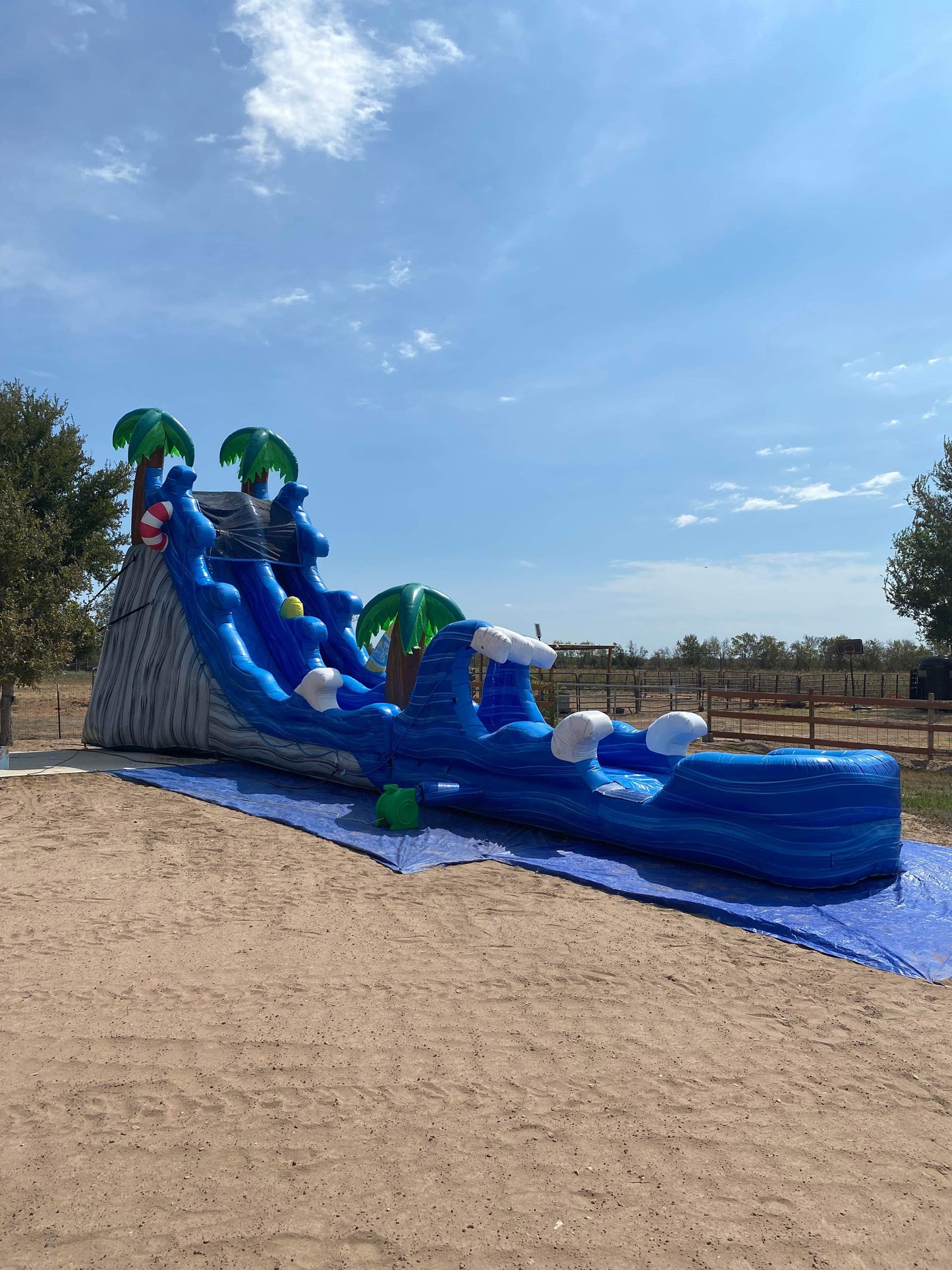 Malibu 22' Water Slide with slip n slide