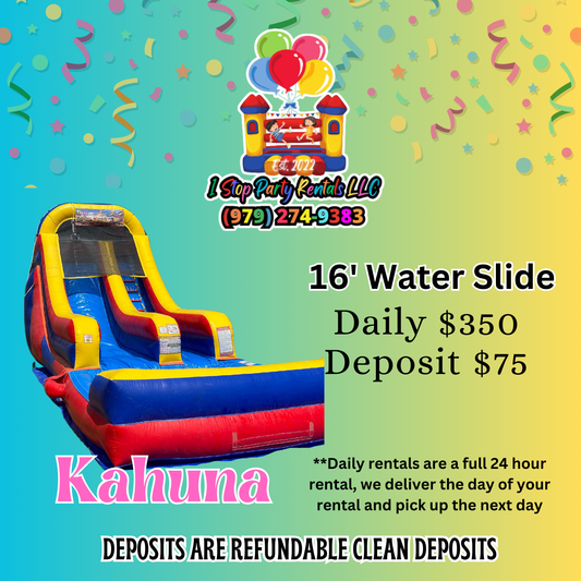 Kahuna 16' water slide