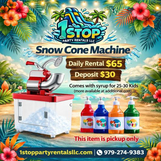 Snow cone machine
