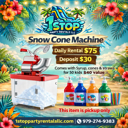 Snow cone machine